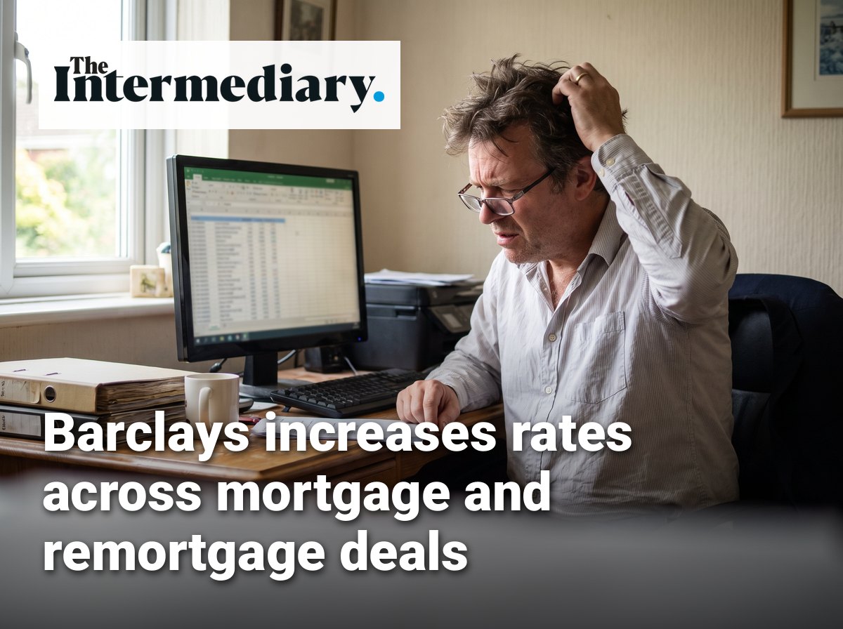Barclays increases rates across mortgage and remortgage deals
