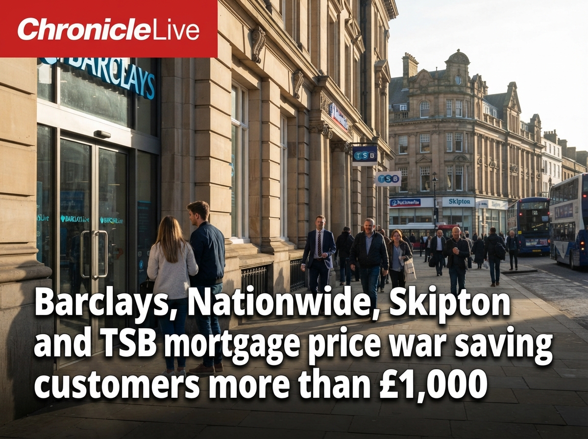 Barclays, Nationwide, Skipton and TSB mortgage price war saving customers more than £1,000