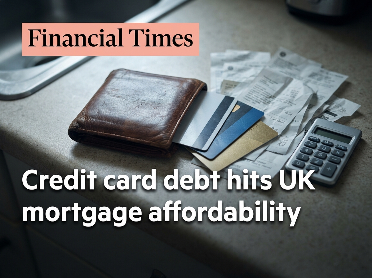 Credit card debt hits UK mortgage affordability