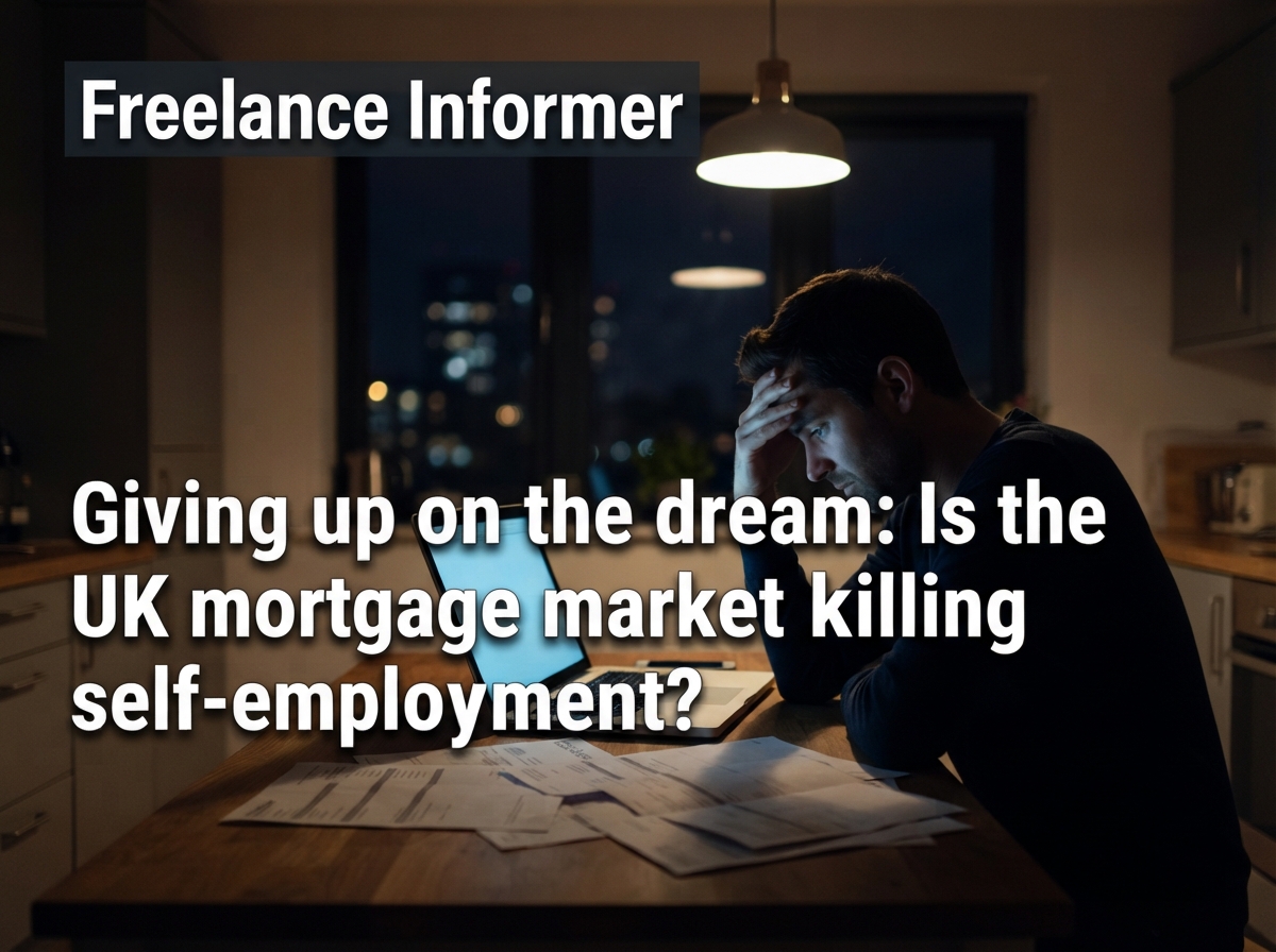 Giving up on the dream: Is the UK mortgage market killing self-employment?