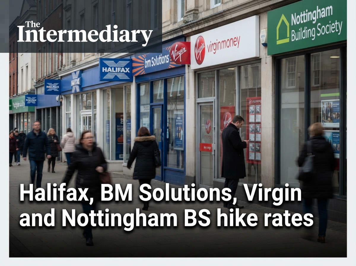 Halifax, BM Solutions, Virgin and Nottingham BS hike rates