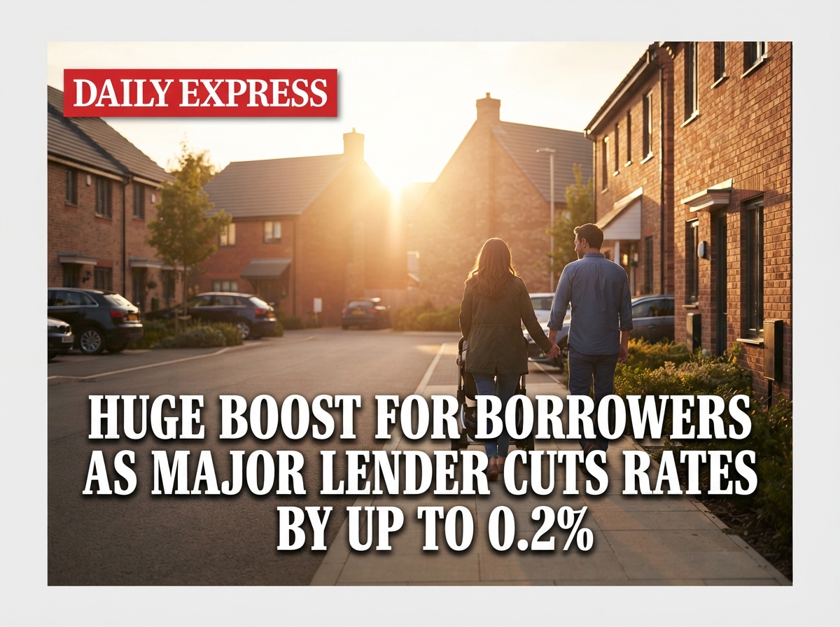 Huge boost for borrowers as major lender cuts rates by up to 0.2%