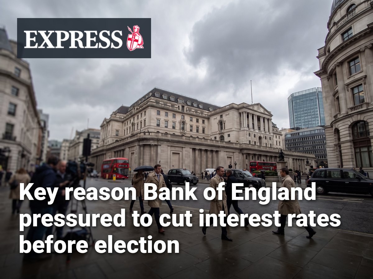 Key reason Bank of England pressured to cut interest rates before election