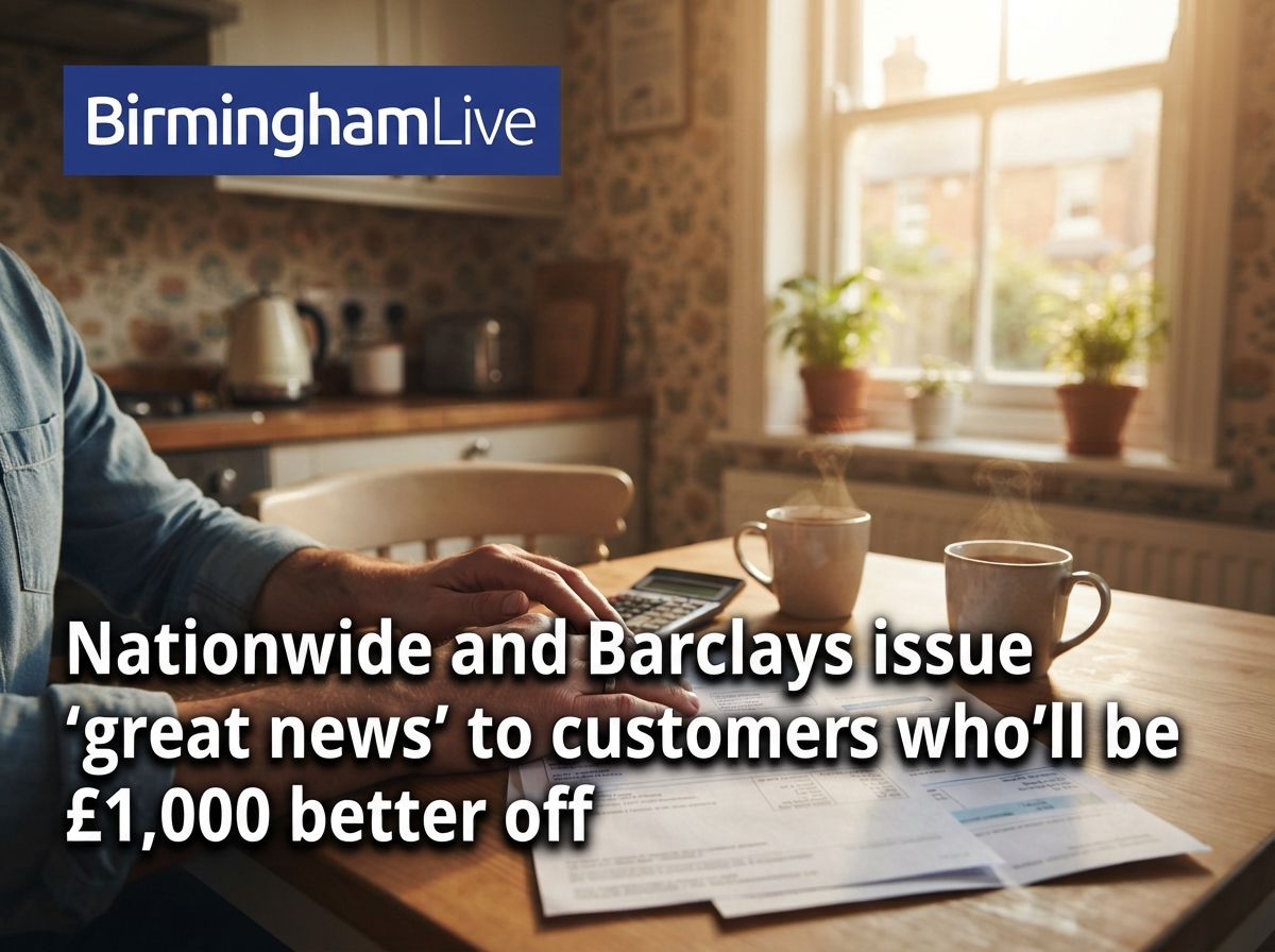 Nationwide and Barclays issue 'great news' to customers who'll be £1,000 better off