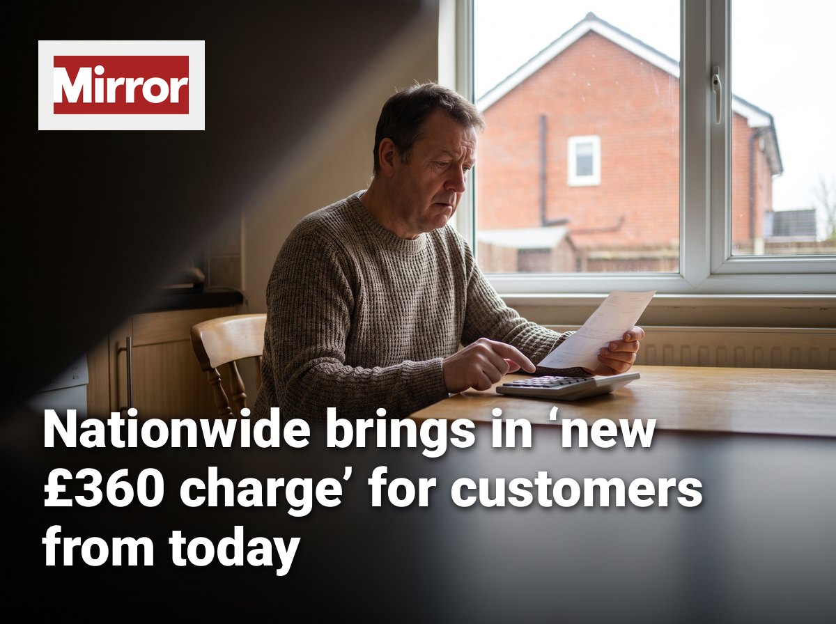 Nationwide brings in ‘new £360 charge’ for customers from today