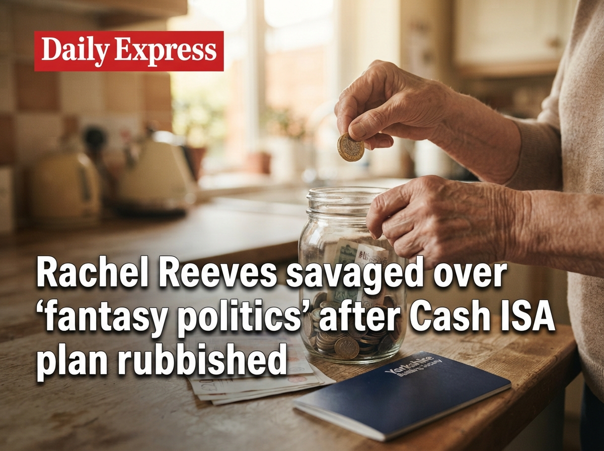 Rachel Reeves savaged over 'fantasy politics' after Cash ISA plan rubbished