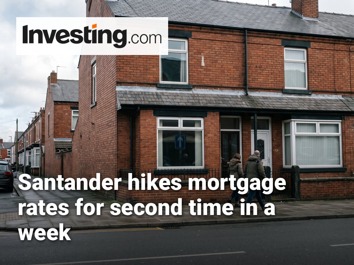 Santander hikes mortgage rates for second time in a week