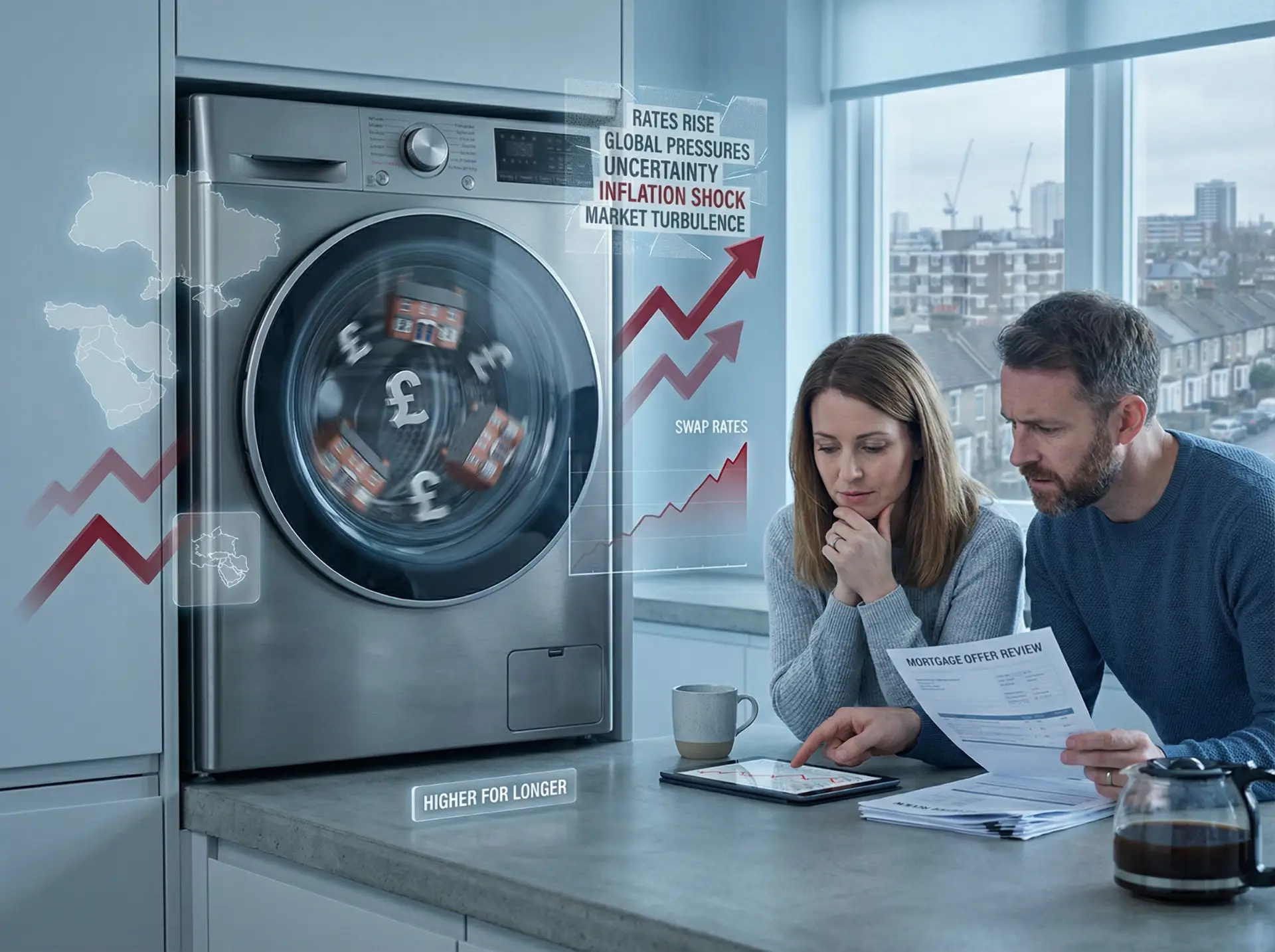 Facing the Surge: The UK's Mortgage Rate Hikes and Their Economic Drivers