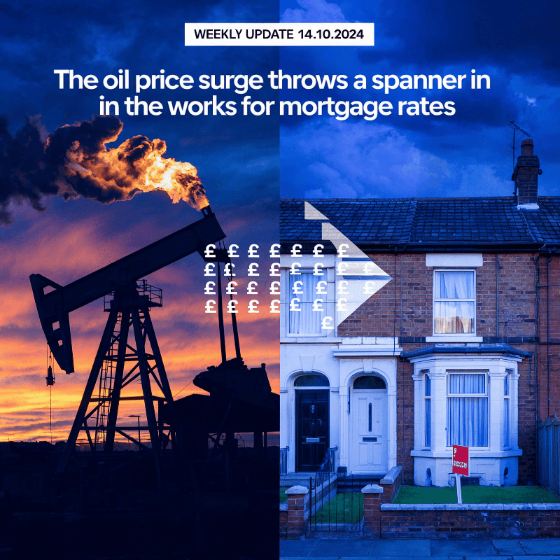 Weekly update 14.10.2024 The oil price surge throws a spanner in the works for mortgage rates